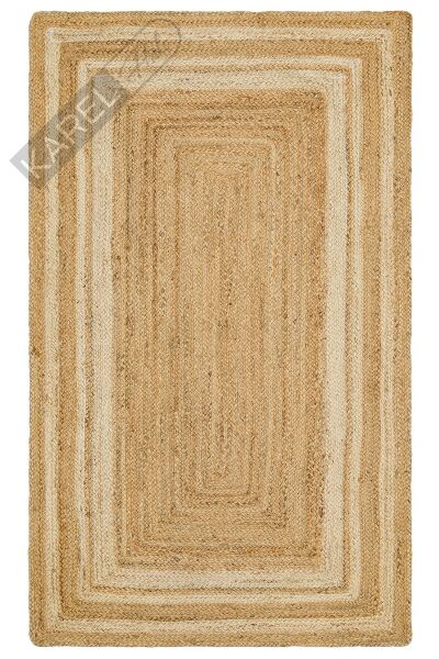 ECHO ECH 10 NATURAL WHITE XW El Dokuma Naturel Jüt Hasır Halı