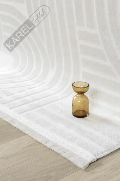 Seyran Halı Vista 5110 Krem Akrilik Halı