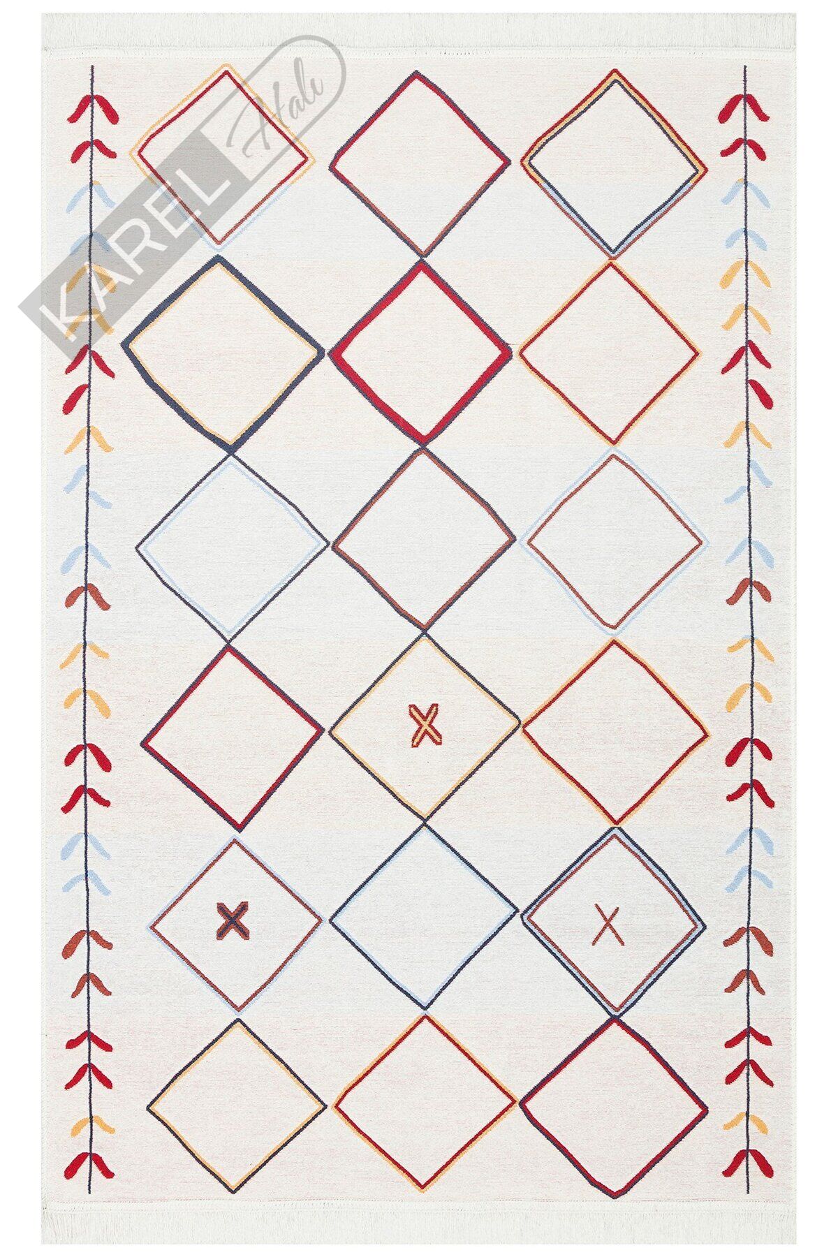ARYA AR 21 MULTY Yıkanabilir Çift Taraflı Modern Desenli Dokuma Kilim