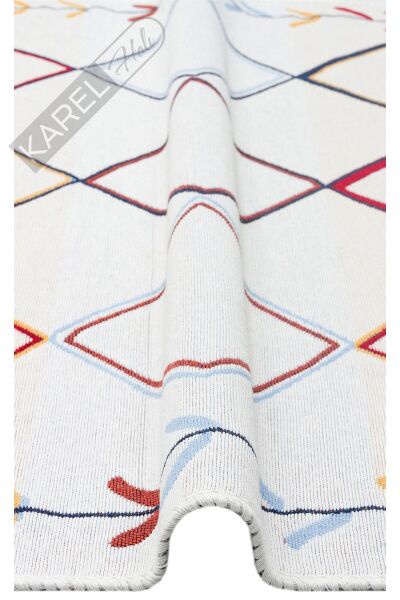 ARYA AR 21 MULTY Yıkanabilir Çift Taraflı Modern Desenli Dokuma Kilim
