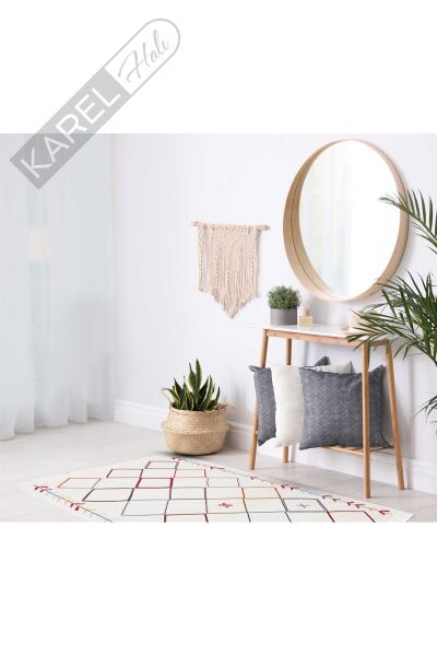 ARYA AR 21 MULTY Yıkanabilir Çift Taraflı Modern Desenli Dokuma Kilim