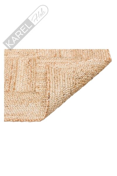 ECHO ECH 06 NATURAL XW El Dokuma Naturel Jüt Hasır Halı