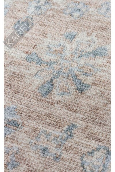 Tf 07 Vızon Sky - Taftan - Pakistan Overdyed Tarzı Halı, Özel Tezgah Uşak Halısı