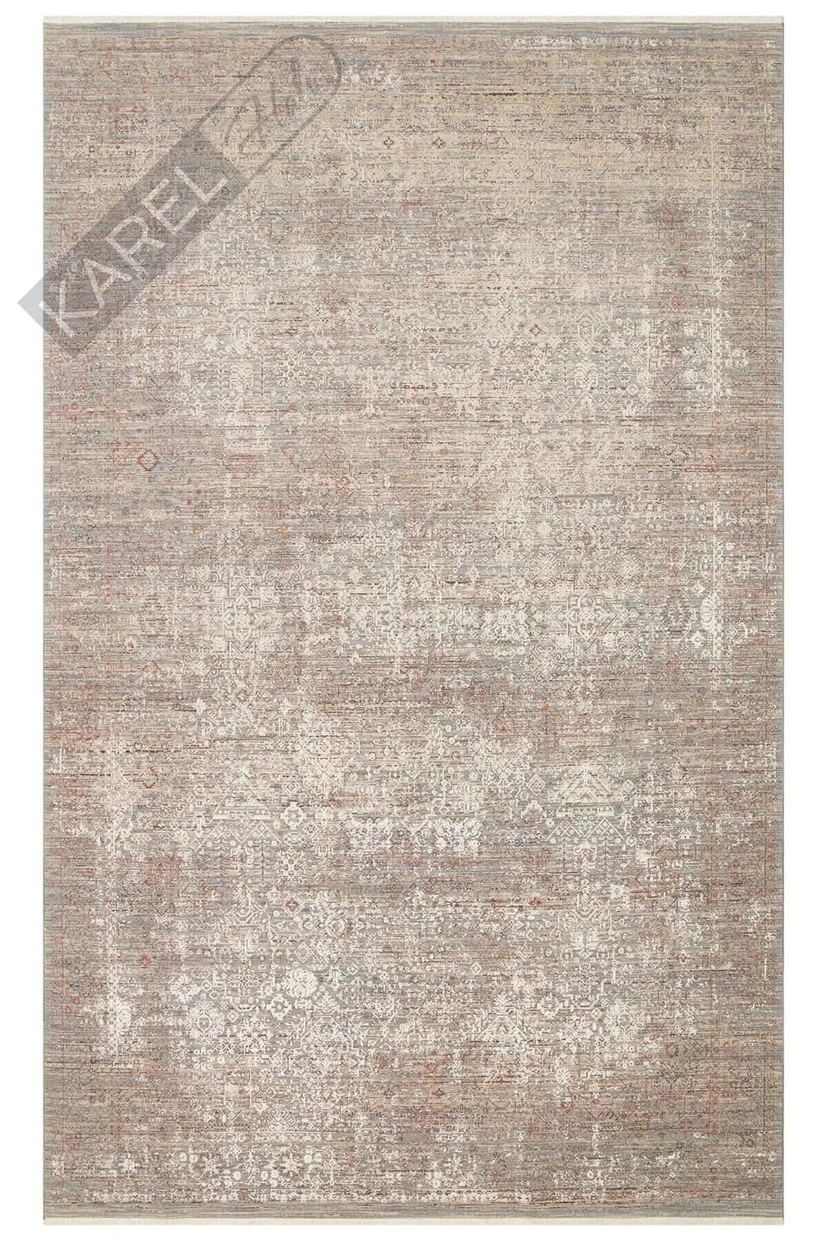 LA PAZ LPZ 02 BEIGE Yüksek Alçak Dokulu Yüksek Kaliteli Sık Dokuma Modern Salon Halısı