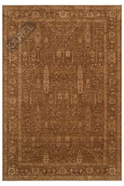 SHIRAZ SHR 03 BEIGE Vintage Eskitme Desenli Modern Yumuşak Dokulu Makine Halısı