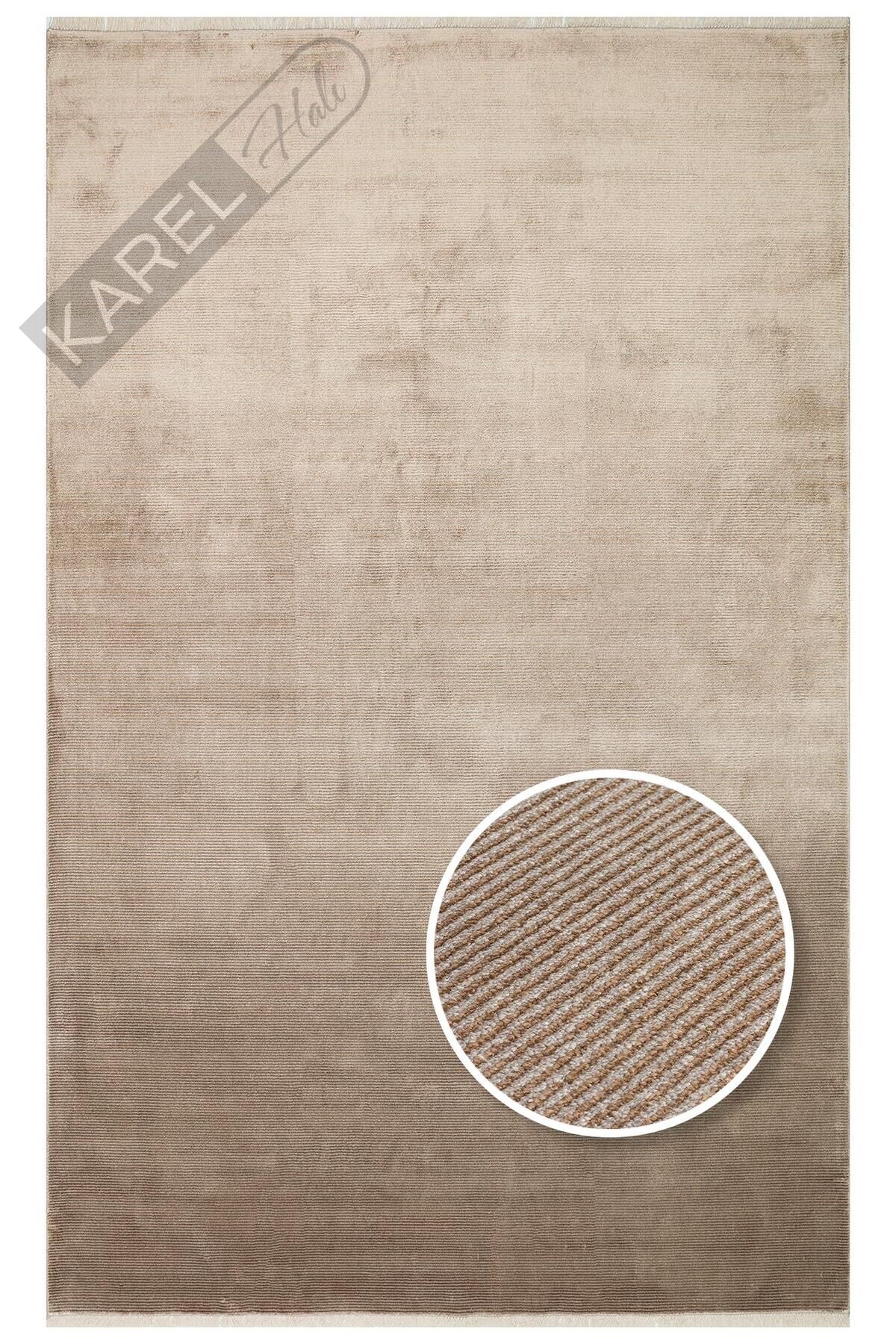 NAPOLI NAP 01 VIZON GREY Sade Desenli Modern Sık Dokuma Makine Halısı