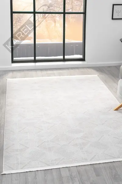 Seyran Halı Vista 5116 Krem Akrilik Halı