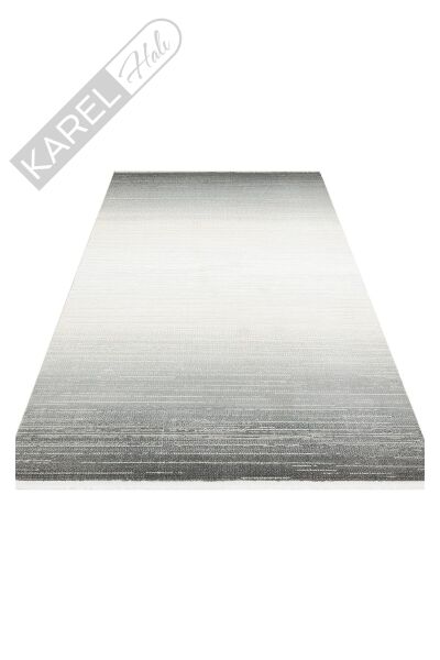 LAGOS XW LGS 16 CREAM GREY XW Hav Toz Vermez Eskitme Desenli Modern Makine Halısı