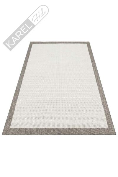 MONO MNO 04 GREY Hav Toz Vermez Kaymaz Tabanlı İnce Halı