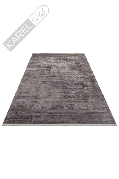 FRESCO FSD 02 D.GREY  Overdyed Yüksek Alçak Dokulu Işıltılı Kaliteli Sık Dokuma Modern Salon Halısı