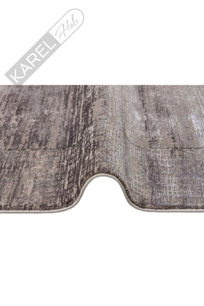 FRESCO FSD 02 D.GREY  Overdyed Yüksek Alçak Dokulu Işıltılı Kaliteli Sık Dokuma Modern Salon Halısı