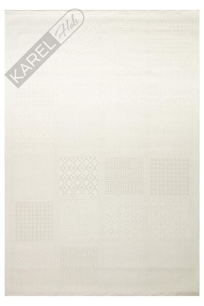 MONO LUX MNO LUX 02 VIZON Kaymaz Tabanlı Modern Desenlere Sahip İnce Halı