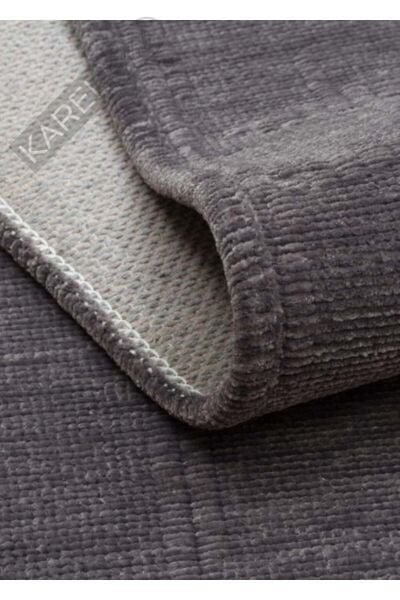 LIZA KILIM LIZ 02 ANTRASIT Hav Toz Vermez Kaymaz Tabanlı Yıkanabilir Düz Renk Kilim