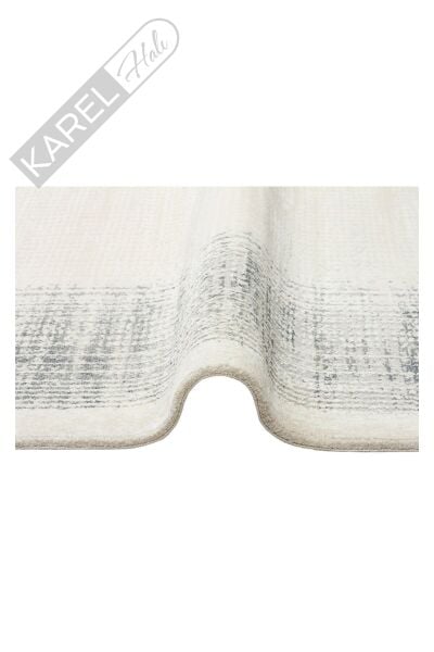 LAGOS XW LGS 08 CREAM SILVER XW Hav Toz Vermez Eskitme Desenli Modern Makine Halısı