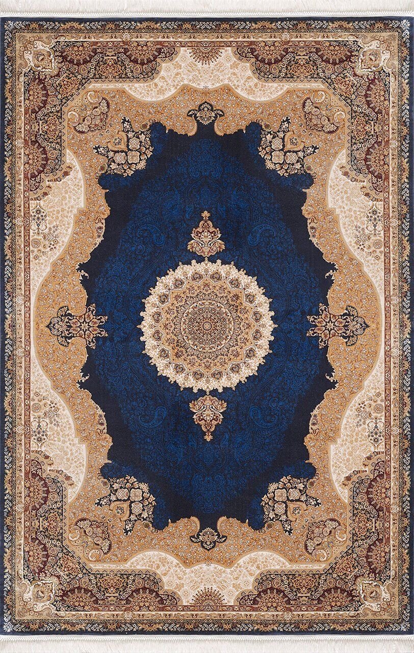 Artemis Halı Silk - 05211C - İpek Halı Lacivert