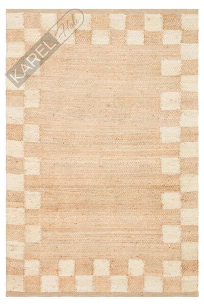 ECHO ECH 13 NATURAL WHITE XW Jüt ile Üretilen El Dokuma Sisal Kilim