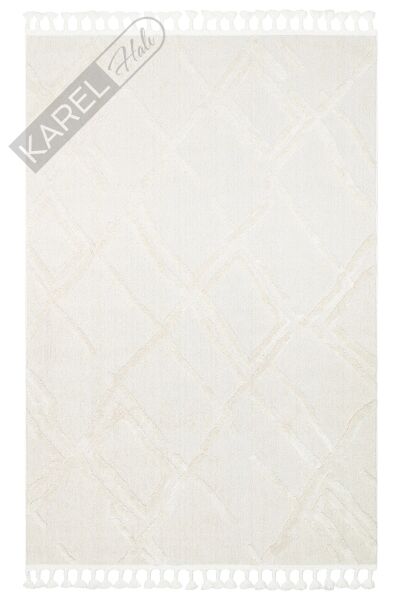 Terazzo TRZ 03 Whıte Hav Toz Vermez Yumuşak Dokulu Modern Iskindinav Halı