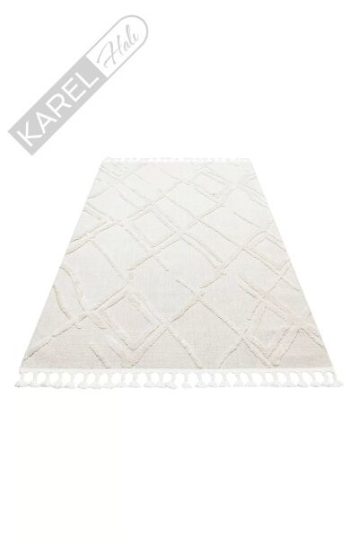 Terazzo TRZ 03 Whıte Hav Toz Vermez Yumuşak Dokulu Modern Iskindinav Halı