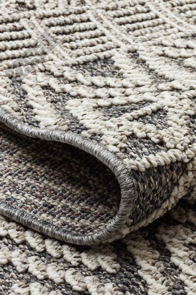 SOHO SH 14 GREY Hav Toz Vermez Hasır Dokuma Modern Makine Halısı