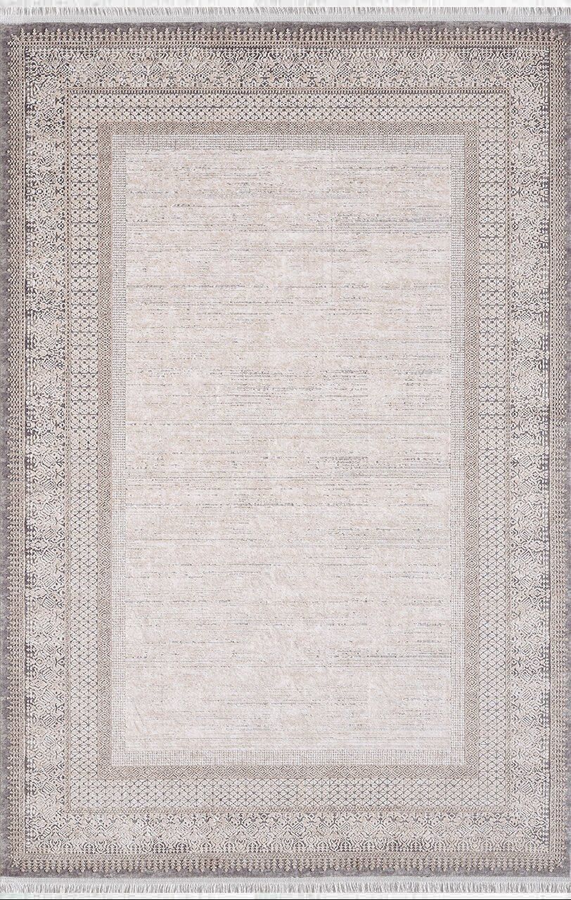Artemis Halı Barok - 02249B - Bej  Kahverengi Viskon Halı