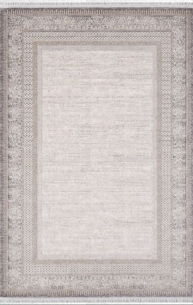 Artemis Halı Barok - 02249B - Bej  Kahverengi Viskon Halı
