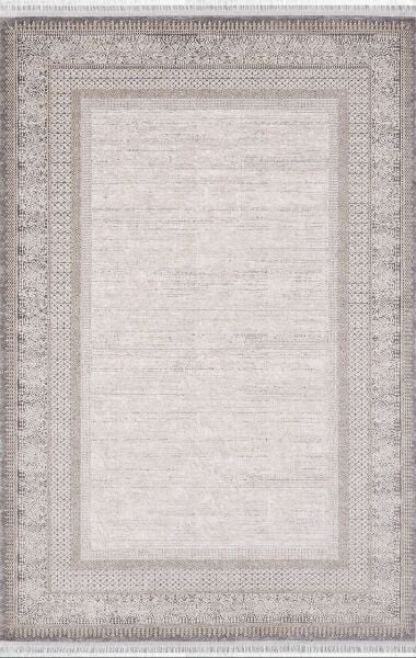 Artemis Halı Barok - 02249B - Bej  Kahverengi Viskon Halı