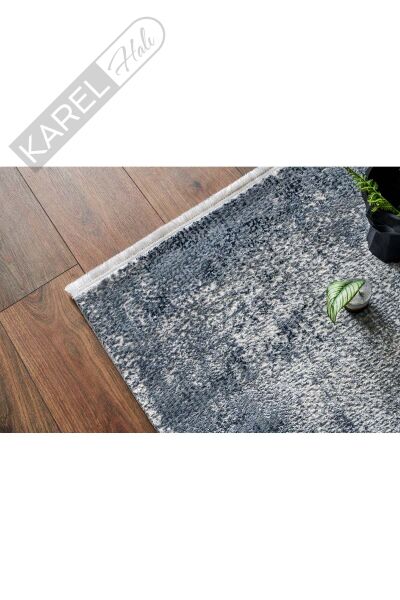 LAGOS XW LGS 06 CREAM GREY XW Hav Toz Vermez Eskitme Desenli Modern Makine Halısı
