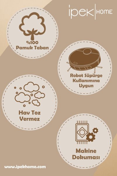 İpek Halı Sihir Koleksiyonu 17304 Polyester Halı