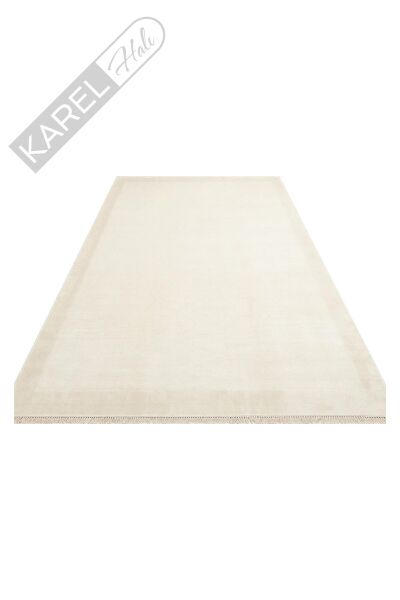 NAPOLI NAP 02 CREAM Sade Desenli Modern Sık Dokuma Makine Halısı
