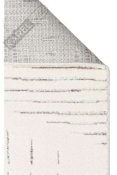 BOHEME BHM 02 WHITE BLACK Kolay Kullanımlı Yumuşak Dokulu Modern İskandinav Halı