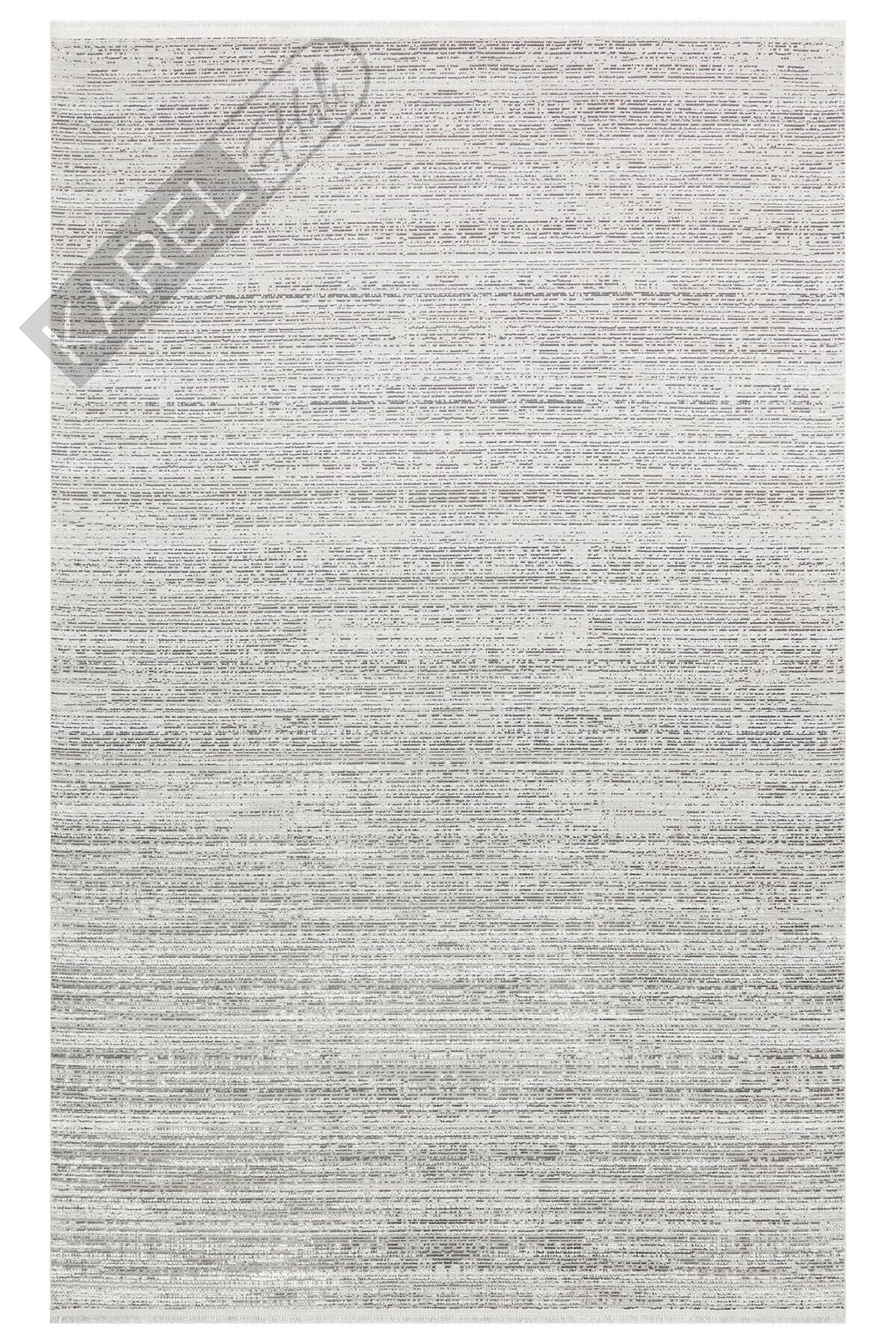 SATEEN ST 101 D.GREY XW Hav Toz Vermez Yıkanabilir Kaymaz İnce Dokuma Modern Halı
