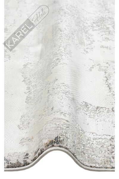 PALMIRA PLM 02 CREAM GREY Yüksek Kaliteli Sık Dokuma Modern Salon Halısı