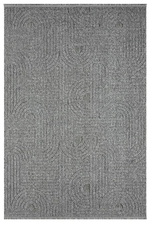 Seyran Halı Loopy Koleksiyonu 623 Antrasit Jüt Bukle Halı