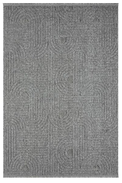 Seyran Halı Loopy Koleksiyonu 623 Antrasit Jüt Bukle Halı