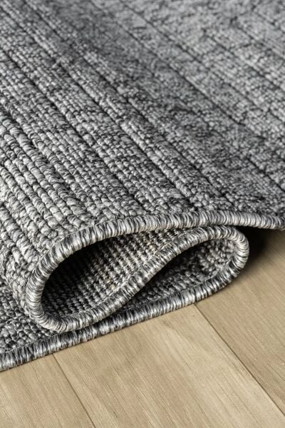 Seyran Halı Loopy Koleksiyonu 623 Antrasit Jüt Bukle Halı