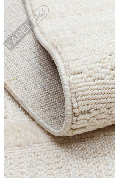JOY JOY 03 WHITE  Hav Toz Vermeyen Yumuşak dokulu Modern Makine Halısı