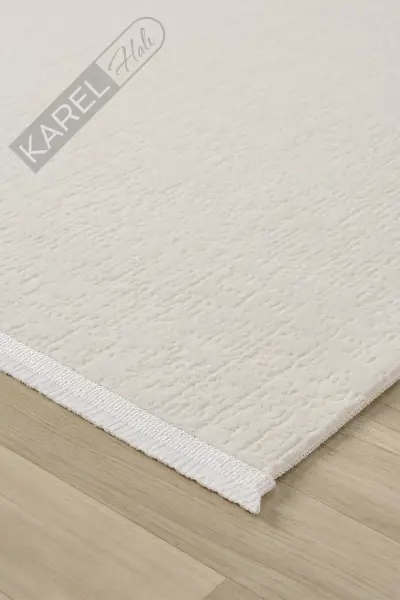 Seyran Halı İmaj 8080 Beyaz Akrilik Halı