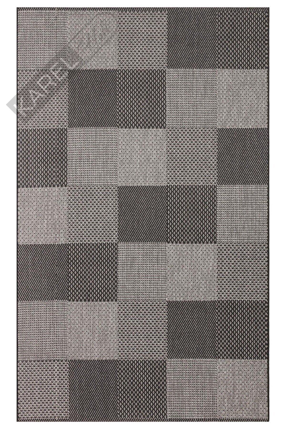 MONO MNO 01 DARK GREY Hav Toz Vermez Kaymaz Tabanlı İnce Halı