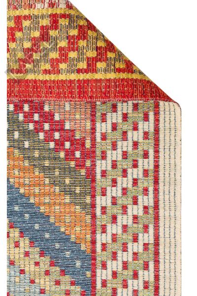 NOMAD NMD 10 RED Yıkanabilir, Çift Taraflı Kullanıma Uygun Yumuşak Tuşeli Otantik Kilim