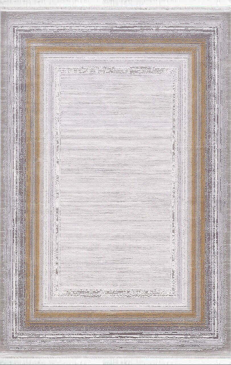Artemis Halı Barok- 02234A - Antrasit Kiremit Viskon Halı
