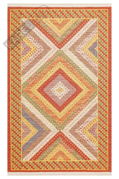 NOMAD NMD 10 RED Yıkanabilir, Çift Taraflı Kullanıma Uygun Yumuşak Tuşeli Otantik Kilim