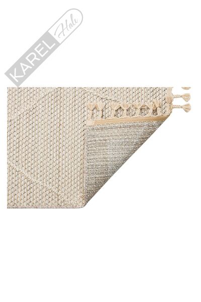 SOHO SH 02 BEIGE  Hav Toz Vermez Hasır Dokuma Modern Makine Halısı