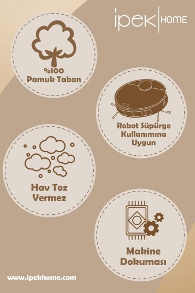 İpek Halı Sihir Koleksiyonu 17306 Polyester Halı