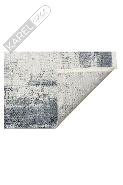 LAGOS XW LGS 06 CREAM GREY XW Hav Toz Vermez Eskitme Desenli Modern Makine Halısı