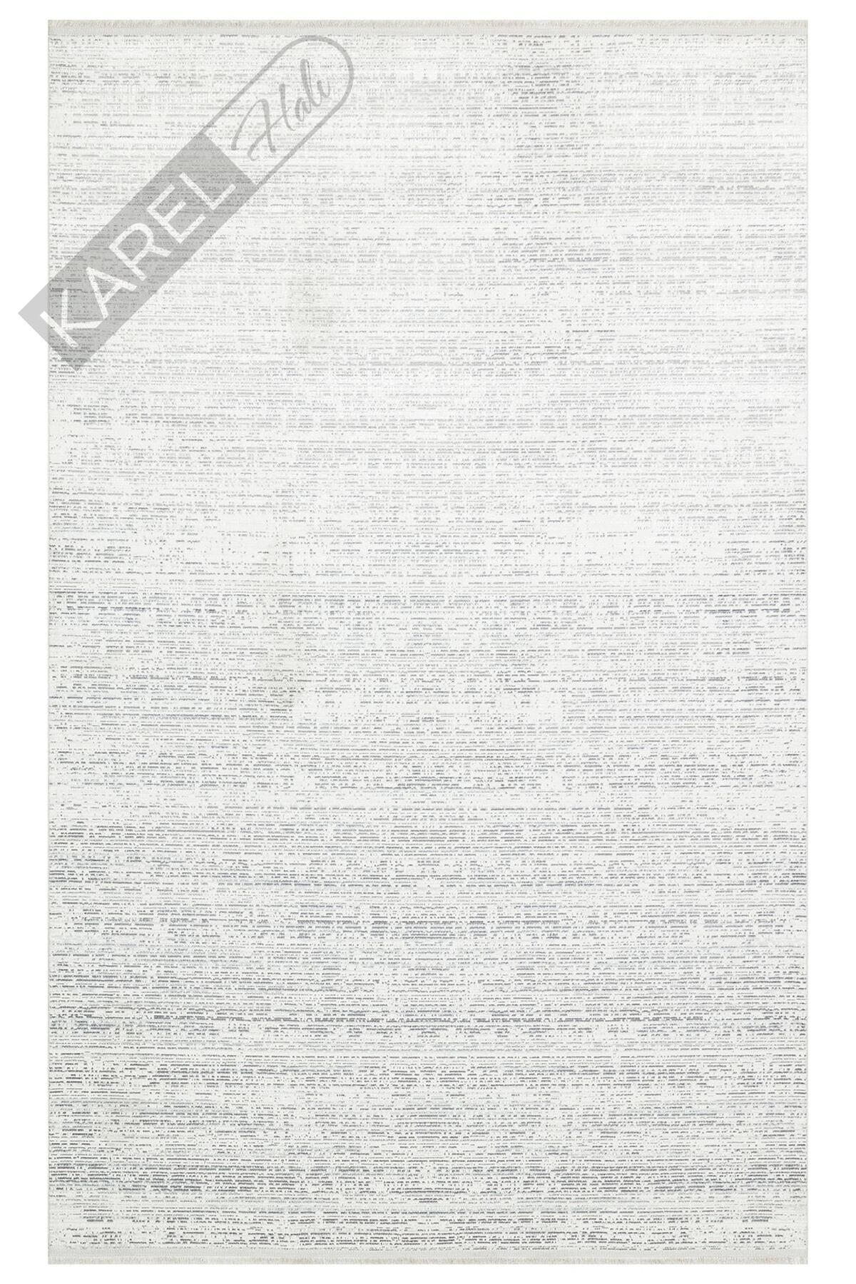 SATEEN ST 101 L.GREY XW Hav Toz Vermez Yıkanabilir Kaymaz İnce Dokuma Modern Halı