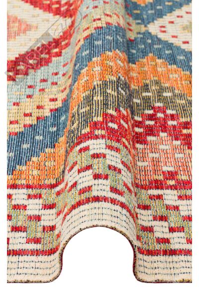 NOMAD NMD 10 RED Yıkanabilir, Çift Taraflı Kullanıma Uygun Yumuşak Tuşeli Otantik Kilim