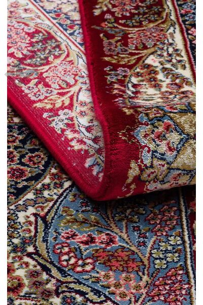 ISFAHAN ISF 02 RED Klasik Desenli Yüksek Kalite Sık Dokuma Makine Halısı