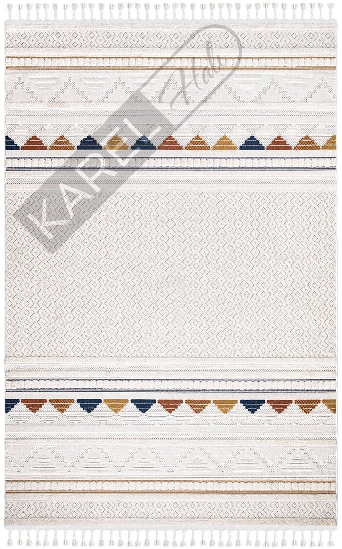 İpek Mekik Hali Lupin Koleksiyonu 18501 İskandinav Polyester Halı