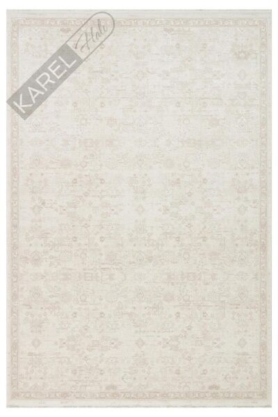 LEONA LNA 05 CREAM Yumuşak Tuşeli Hav Toz Vermez Modern Makine Halısı