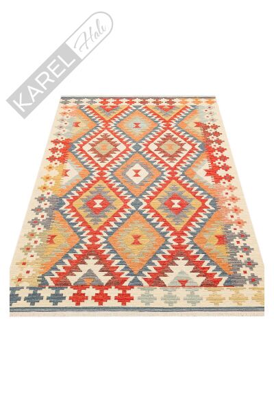 NOMAD NMD 09 LIGHT MULTY Yıkanabilir, Çift Taraflı Kullanıma Uygun Yumuşak Tuşeli Otantik Kilim